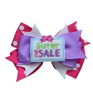 New Handmade Bow Sister For Sale 5"